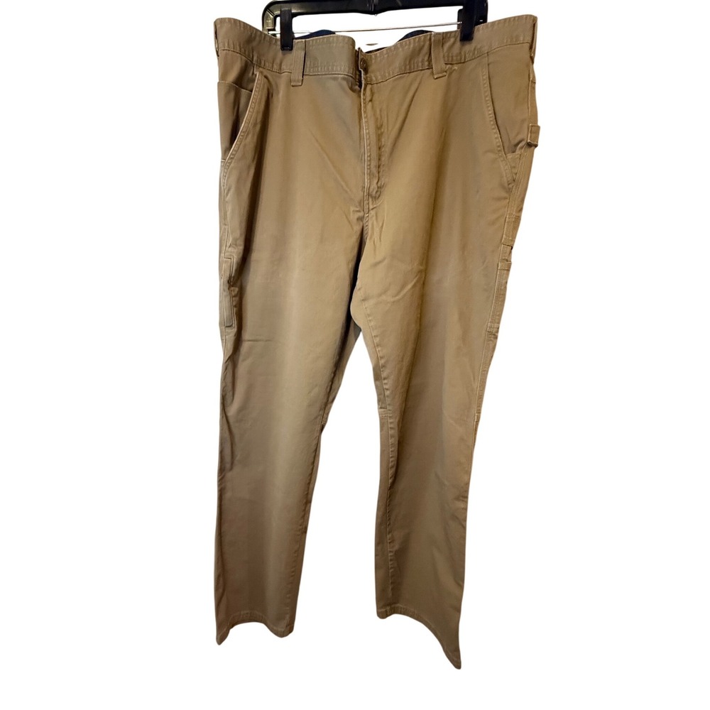 Columbia Sportswear Mens 44x34 Utility Carpenter Pants Khaki Brown